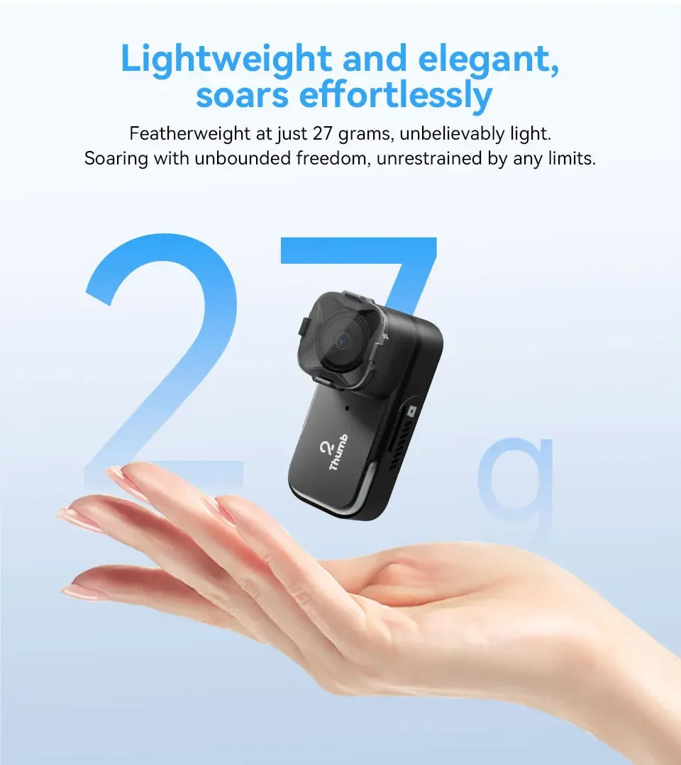 4K Mini Action Camera with ND Filter and Gyro Stabilisation