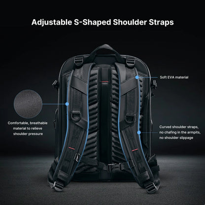 Large Capacity Photography Travel Backpack 22L Waterproof