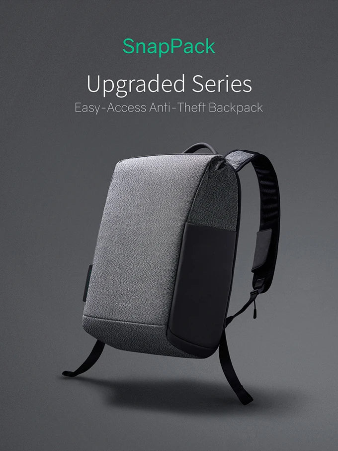 Waterproof Anti-Theft Backpack with Shell Opening for Travel