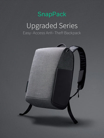 Waterproof Anti-Theft Backpack with Shell Opening for Travel
