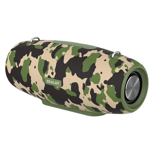 Rechargeable 60W Bluetooth Outdoor Speaker Loud Bass Camouflage