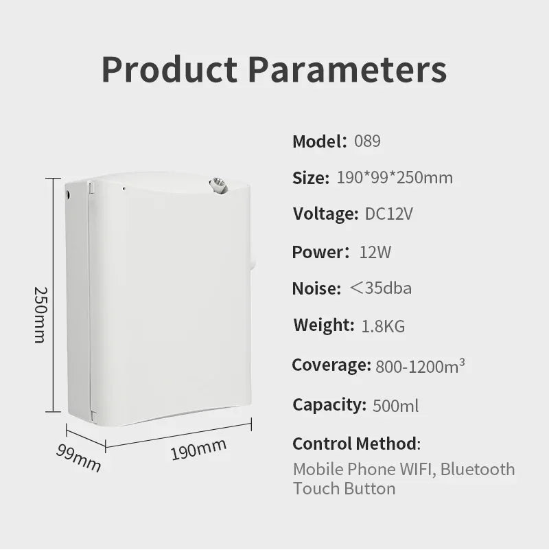 1200m Cubic Metre Electric Aroma Diffuser with HVAC Scent System