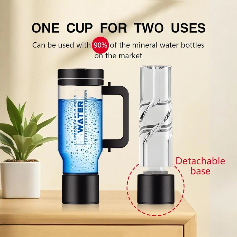 Portable 1L Hydrogen Water Generator Bottle Touch Control