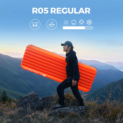 Ultralight Mummy Sleeping Pad 196cm Insulated Camping Mat