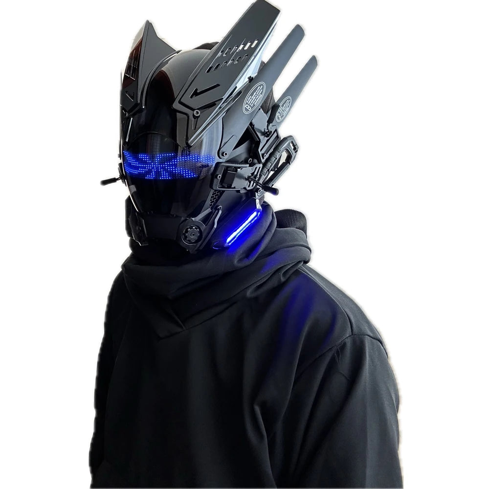 Cyberpunk LED Cosplay Mask with App Control