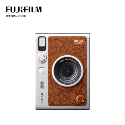 Instant Camera Set Brown with 20 Printable Photos