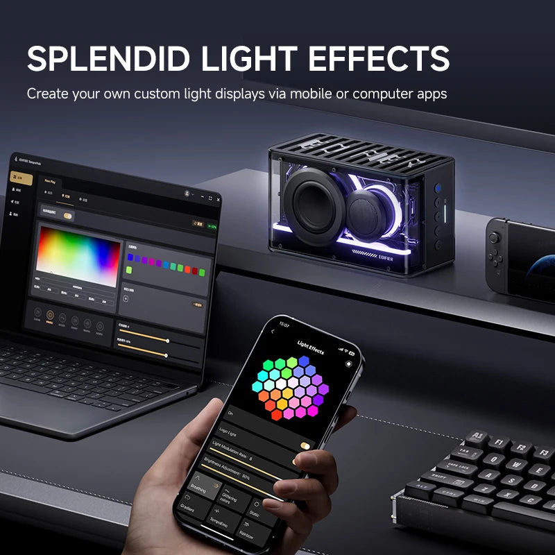 Bluetooth 6.0 Tabletop Speaker with Hi Res Audio 25W