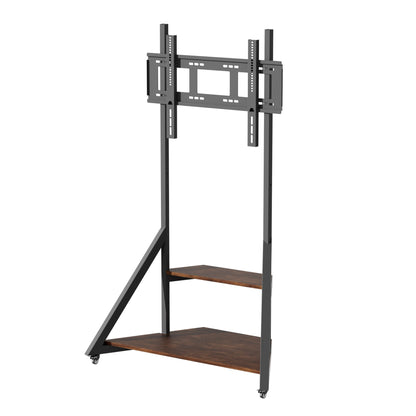 Heavy Duty Rolling TV Mount Stand 40-75 Inch Adjustable