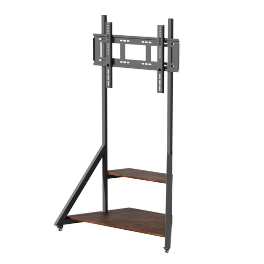 Heavy Duty Rolling TV Mount Stand 40-75 Inch Adjustable