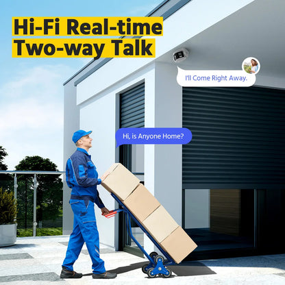 POE 8MP Dual Lens Outdoor CCTV Camera