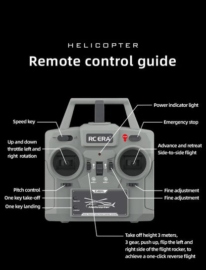 2.4G Remote Control Helicopter with 6 Axis Gyro and Aerobatics