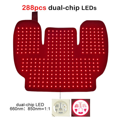 Wearable Red Infrared Therapy Pad Dual Chip Pain Relief