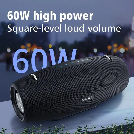 Rechargeable 60W Bluetooth Outdoor Speaker Loud Bass Camouflage