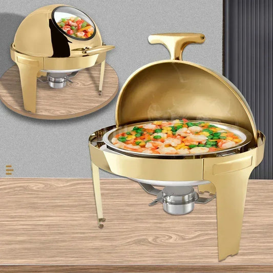 6L Stainless Steel Display Chafing Dish