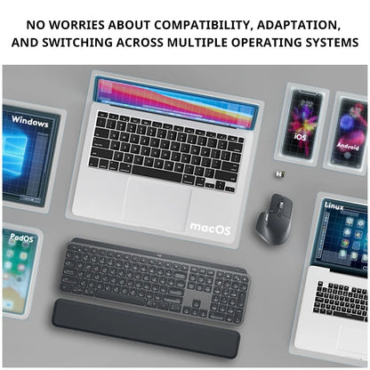 Ergonomic Wireless Mouse 8K DPI Long Battery Life