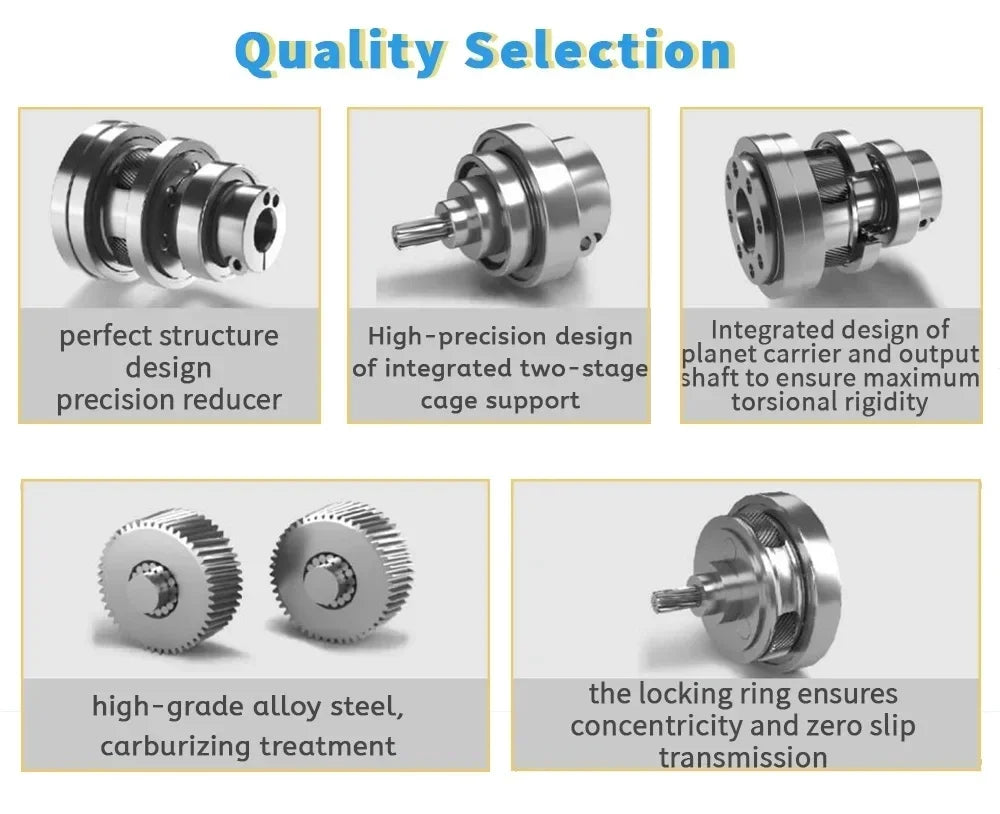 Helical Planetary Gearbox 3:1 Ratio 19mm Input