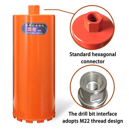 Welded Diamond Core Drill Bit for Reinforced Concrete Drilling