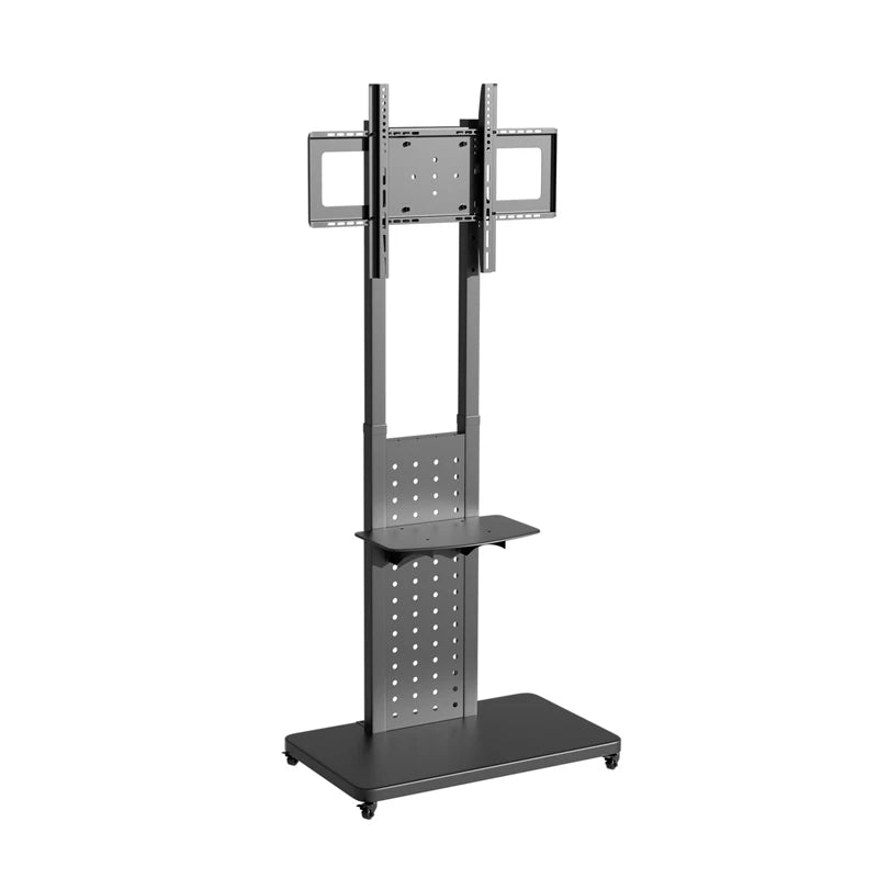 Rotating Vertical TV Floor Stand with Adjustable Height 32–65"