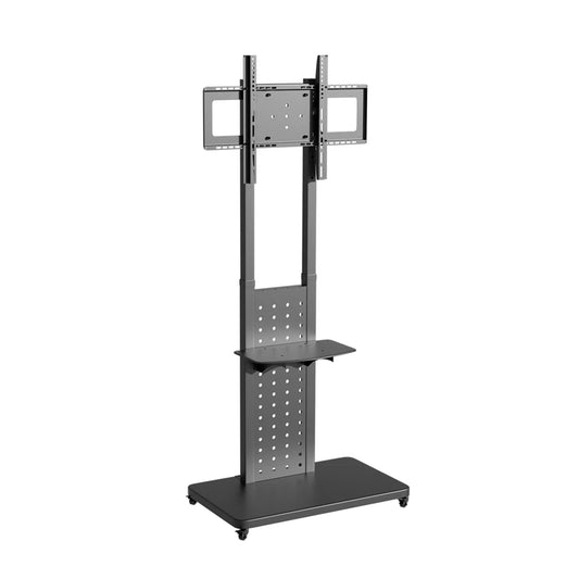 Rotating Vertical TV Floor Stand with Adjustable Height 32–65"