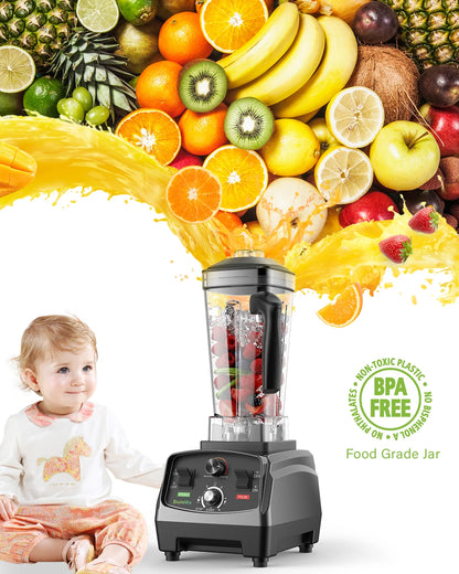 2200W Heavy Duty Blender with 500ml Dry Jar
