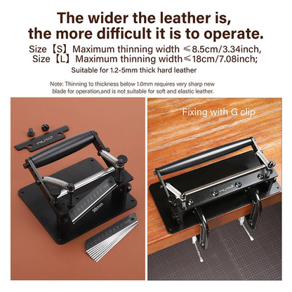 Heavy Duty Manual Leather Skiving Machine Belt Splitter Large
