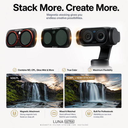 12 Piece Quick Swap Camera Filter Kit ND CPL Mist