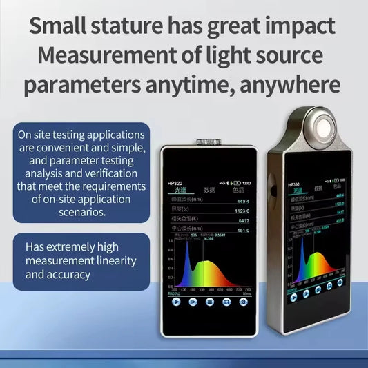 Portable Light Spectrometer for LED & Visible Light
