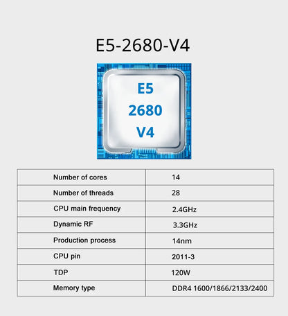 Intel Xeon X99 Gaming Motherboard Kit with 16GB ECC DDR4