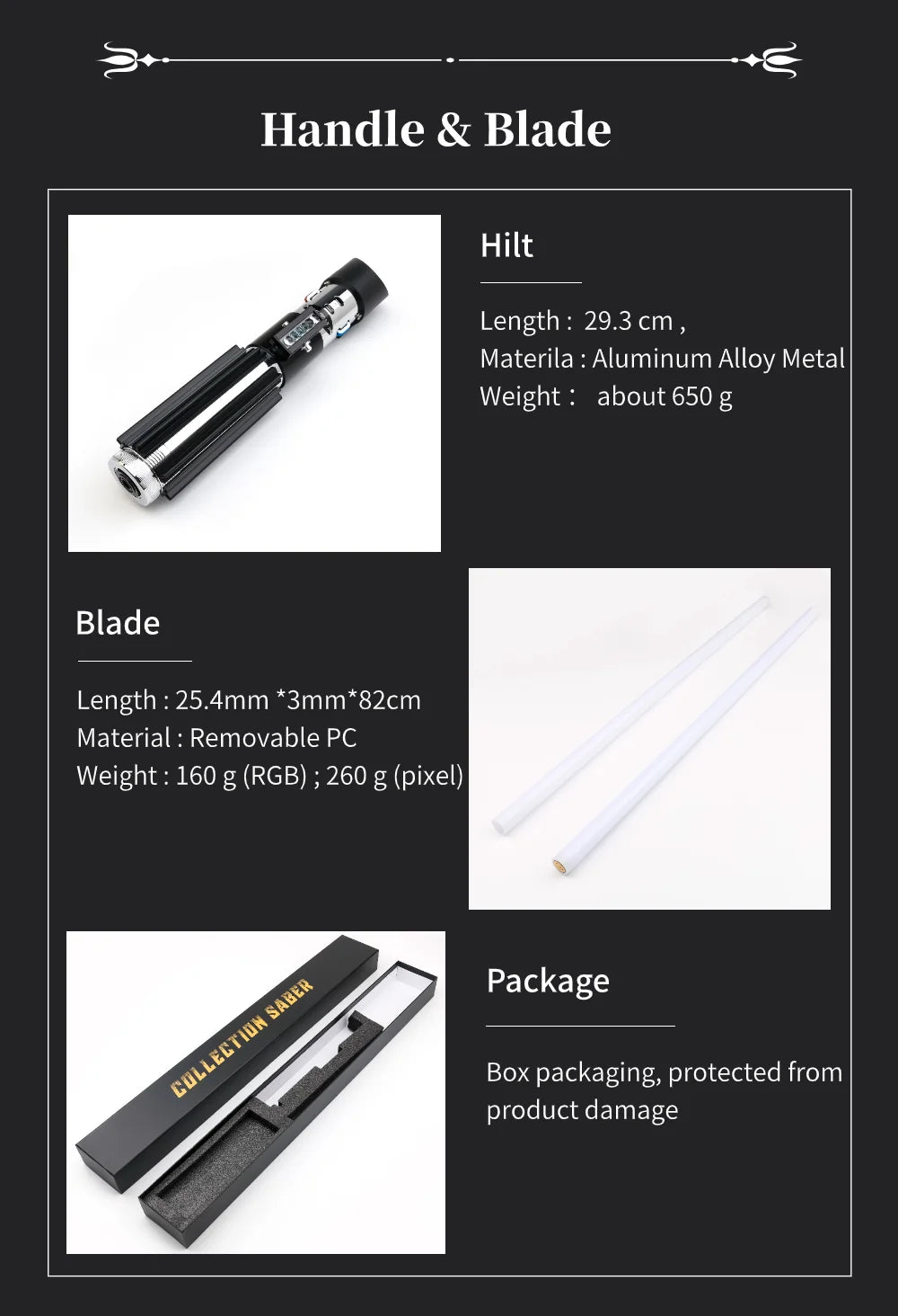 Super RGB Combat Lightsaber Pixel Blade FX Duel Saber