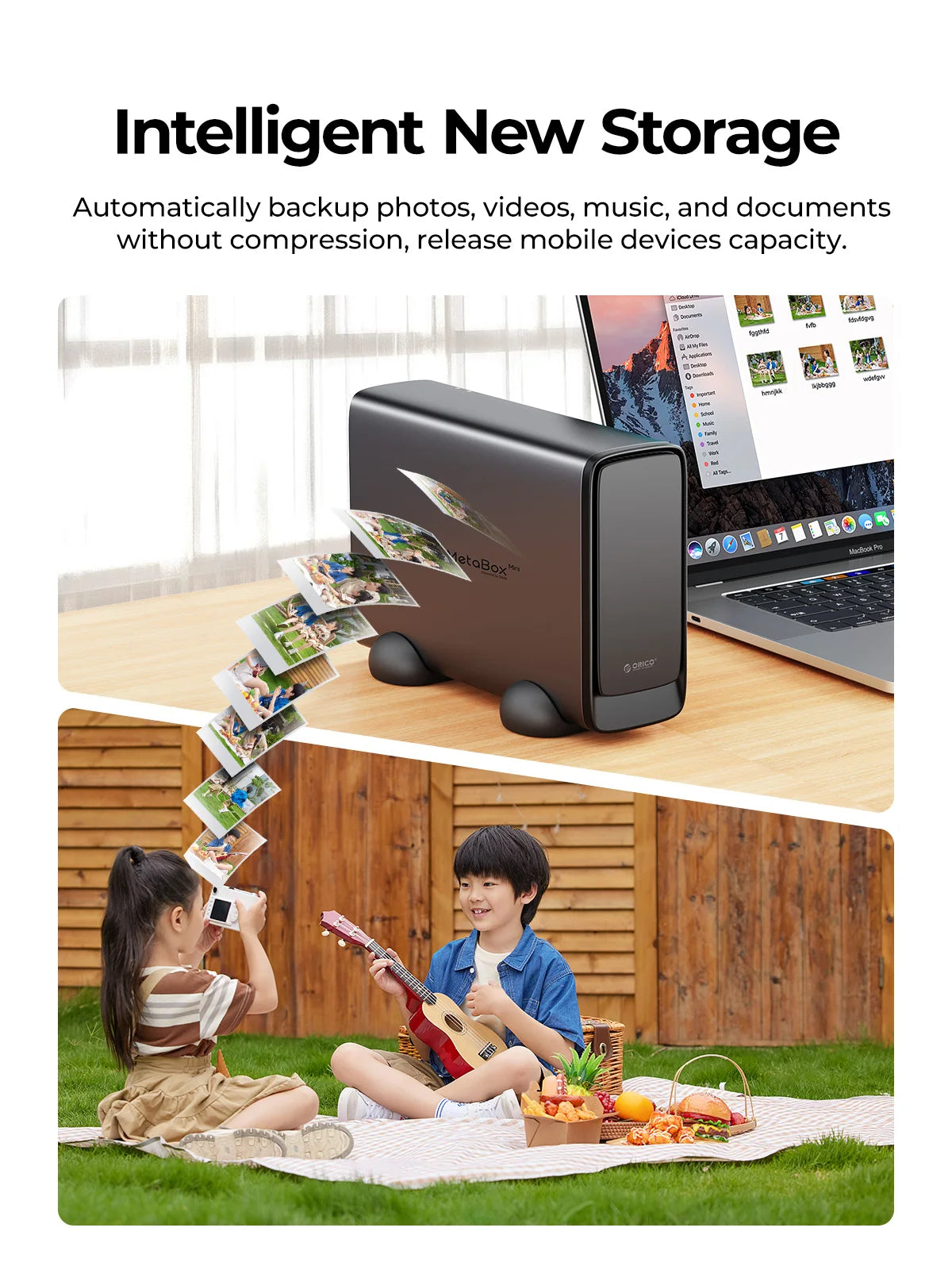 Orico Mini Metal NAS Box with Type C and Remote Access