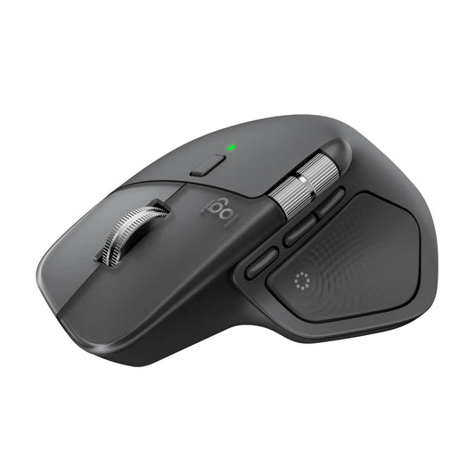 MX Master 4 Logitech Wireless Bluetooth Office Mouse Black Multi-Device Smart