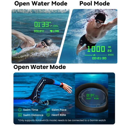AR Smart Swim Goggles with Fitness & Metrics Tracker