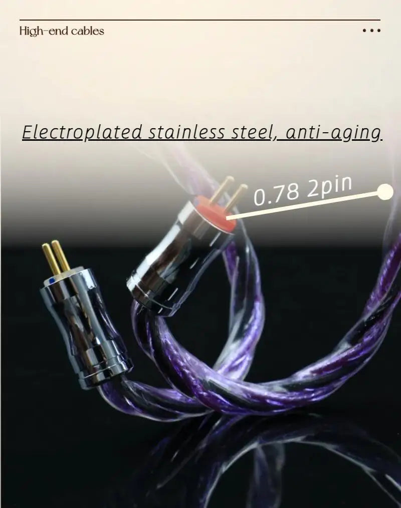 MMCX 3.5mm High-Fidelity Audio Replacement Cable