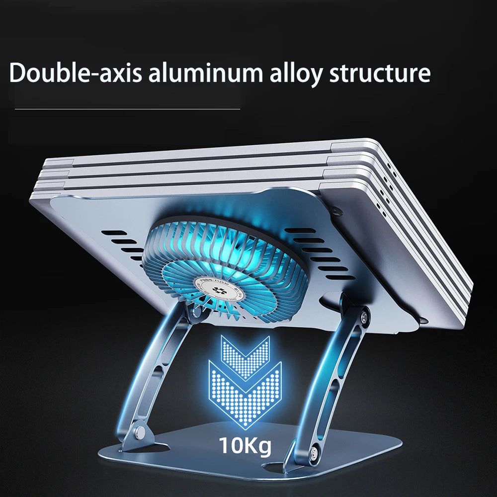 Adjustable Laptop Cooling Stand for Gaming and Office Use
