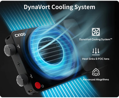 100W Handheld LED Video Light with Bi Color Adjustment