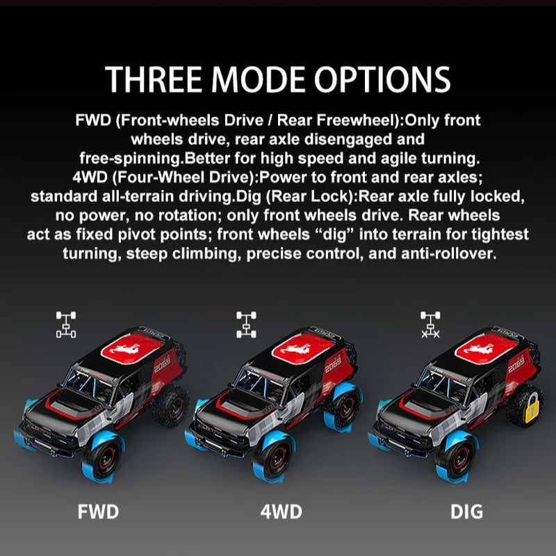 1:18 Brushless 4WD RC Rock Crawler Truck RTR