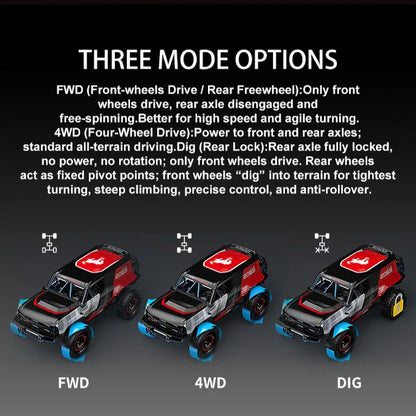 1:18 Brushless 4WD RC Rock Crawler Truck RTR