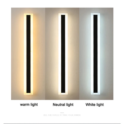 Compact 24W LED Wall Sconce with Adjustable Brightness Remote