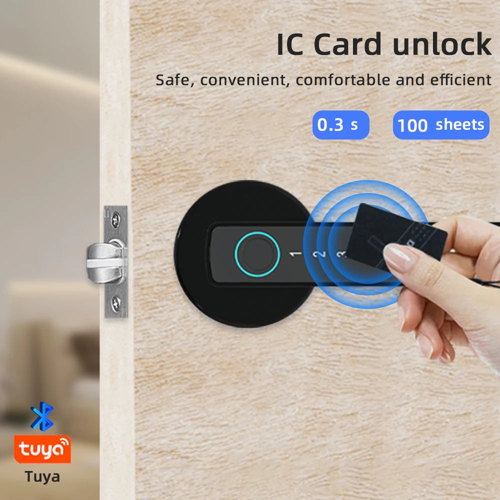 Smart Fingerprint Door Lock with Keypad and App Control