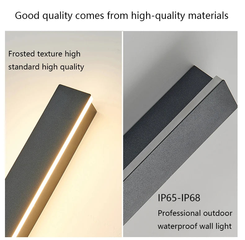 180cm Waterproof LED Wall Light 4000K