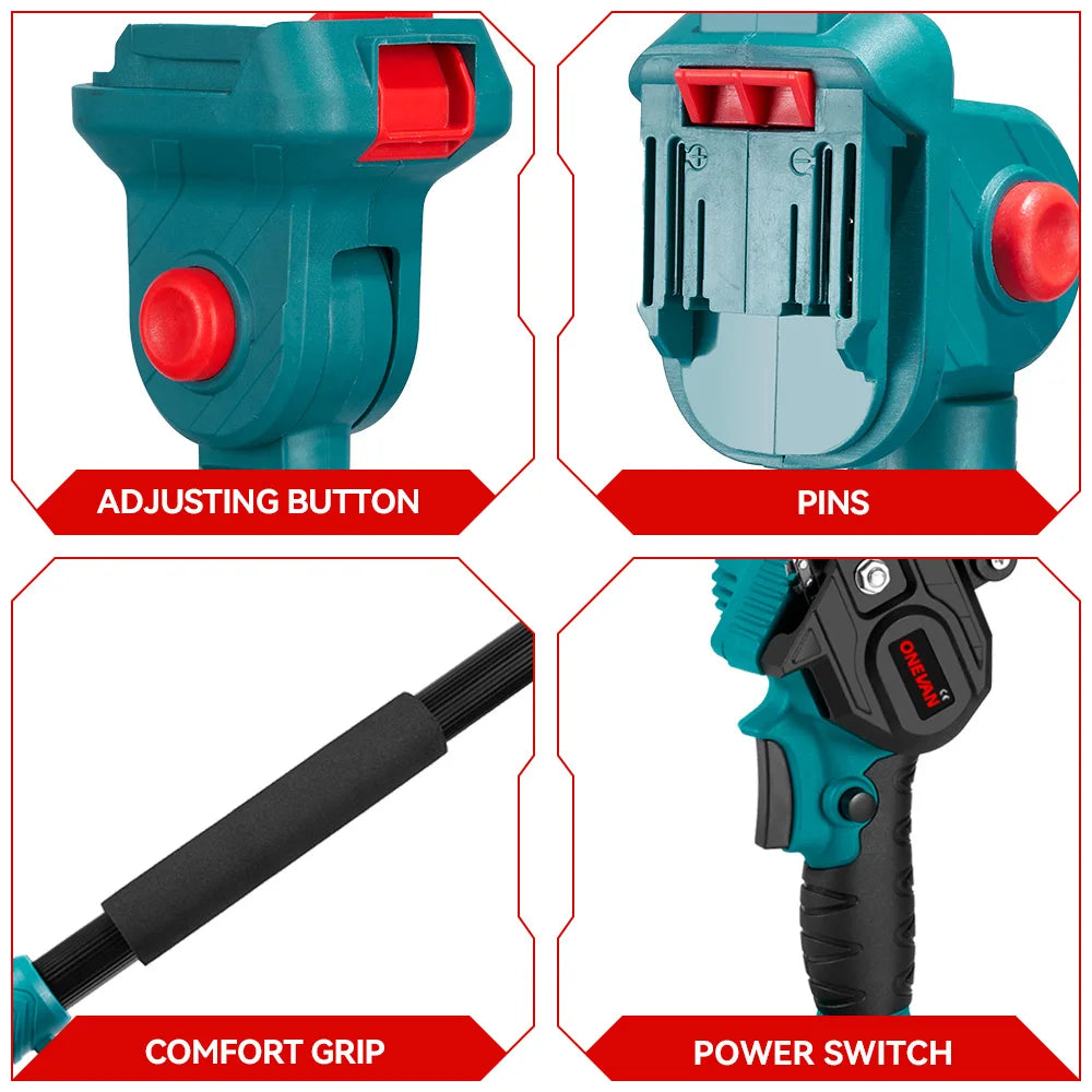 Cordless 18V Telescoping Tree Cutting Pole Saw