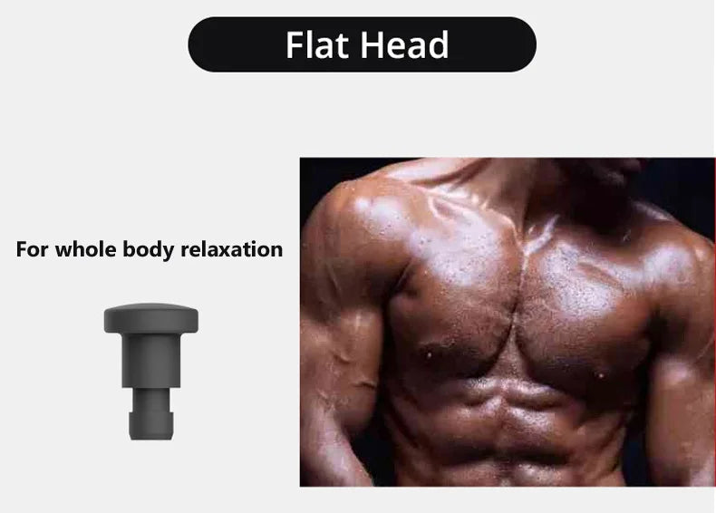 Silver Handheld Massage Gun with Multiple Speed Settings