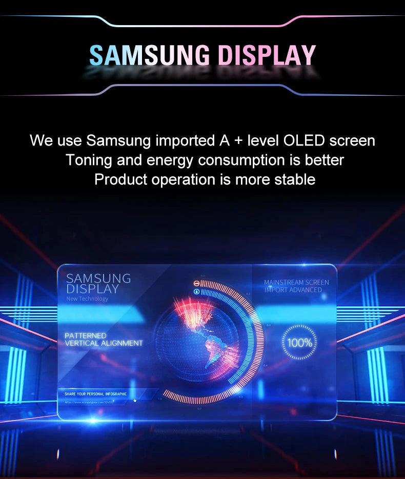 13.3-Inch 4K OLED Portable Monitor Touchscreen USB-C