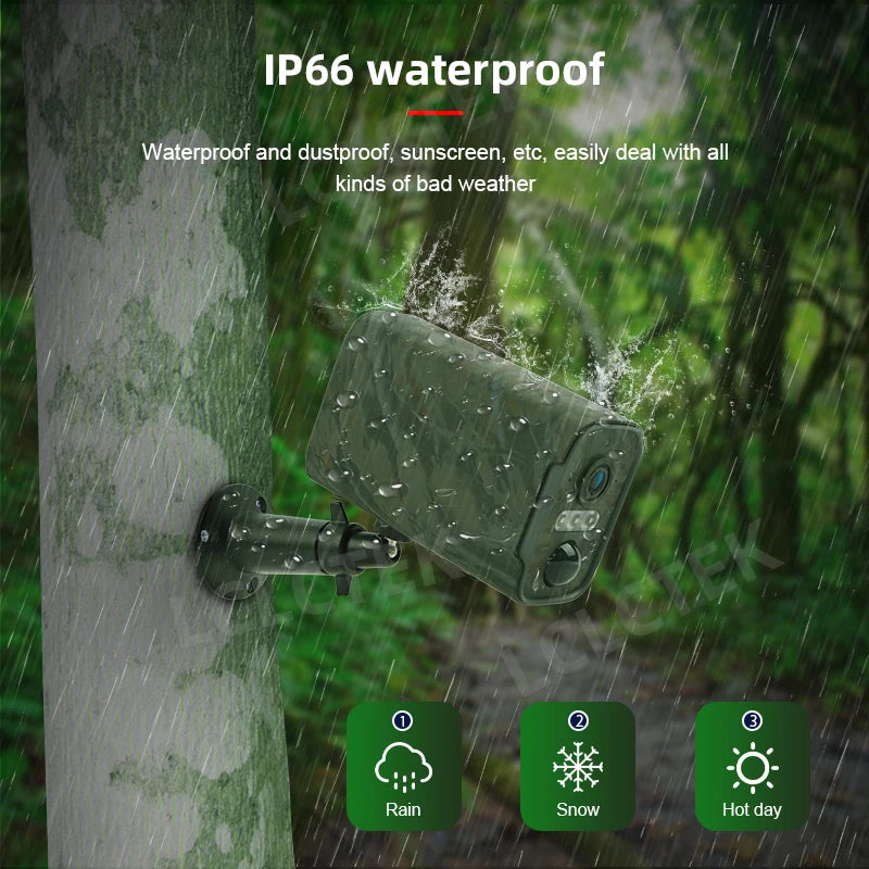 4MP 4G Outdoor Security Camera with 32GB Storage