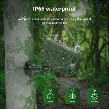 4MP 4G Outdoor Security Camera with 32GB Storage