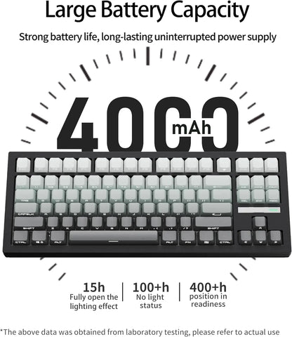 Gaming Mechanical Keyboard Wireless Lighted B Switch