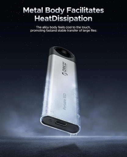 ORICO 512GB High-Speed External SSD 10Gbps Storage