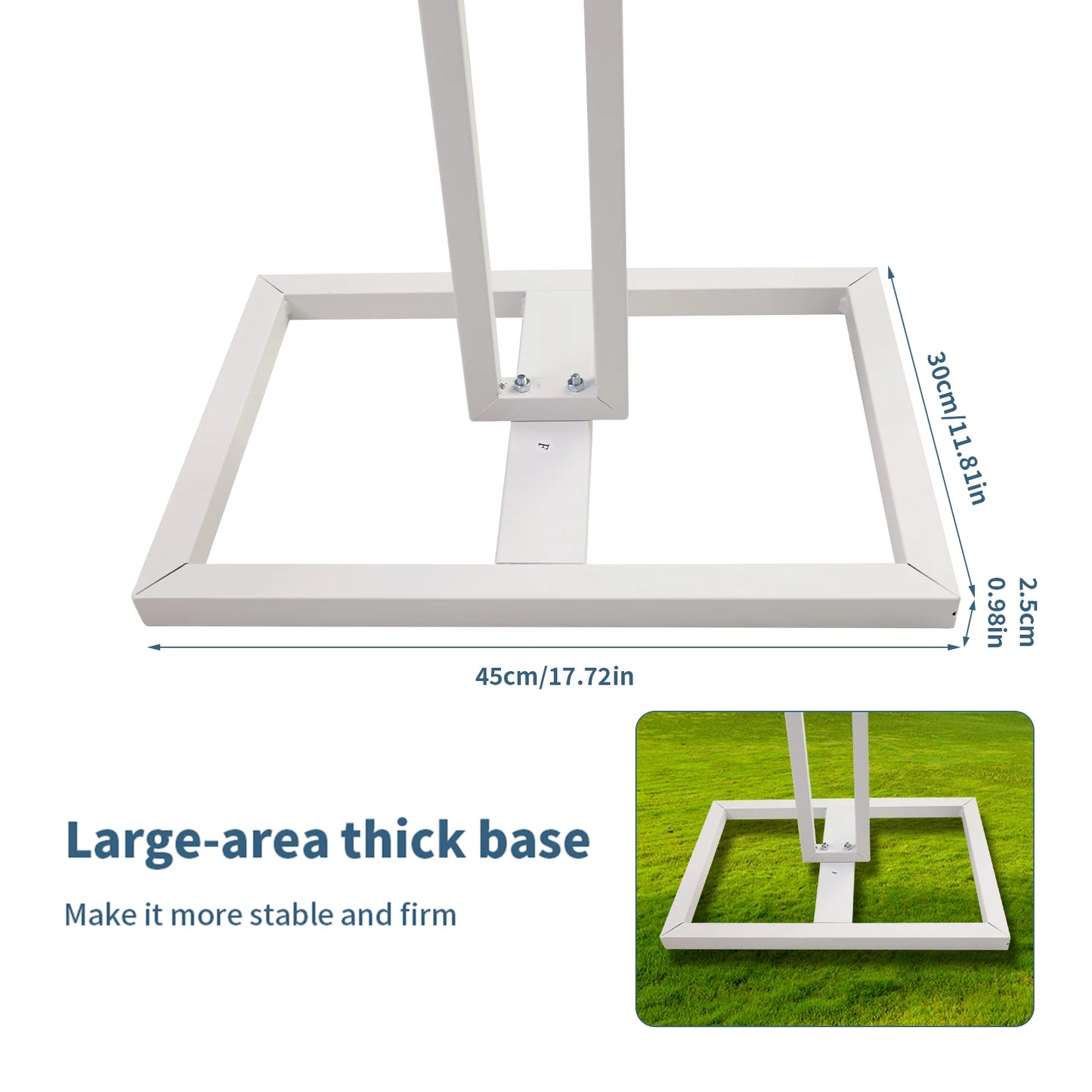 Heavy Duty 10ft x 10ft Wedding Backdrop Stand
