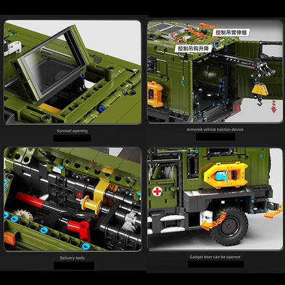 Remote Control Off-Road Rescue Truck 3850PCS Building Kit