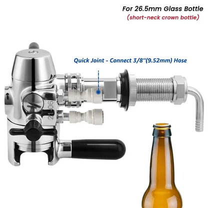 Professional Homebrew Bottle Filling Tap for Glass Bottles